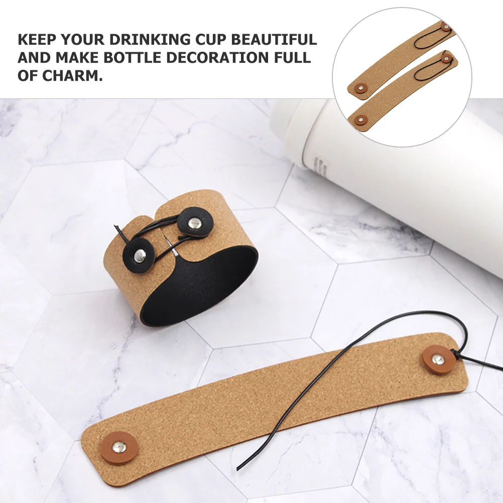 

2pcs Stainless Bottle Adjustable Cup Sleeve Reusable Insulated Coffee Cover Heat Resistant Drink Sleeve For Kitchen Cafe