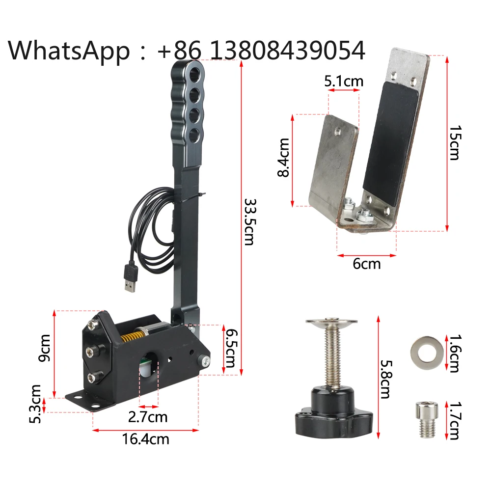 HB-1028 USB PC Brake System Handbrake Rally for Logitech G29/G27/G25 14Bit Hall Sensor in New Condition SIM Racing for T300 T500