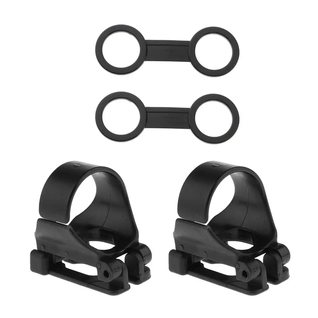 4pcs/Set Scuba Diving Snorkel Holder Snorkeling Silicone Gear Retainer