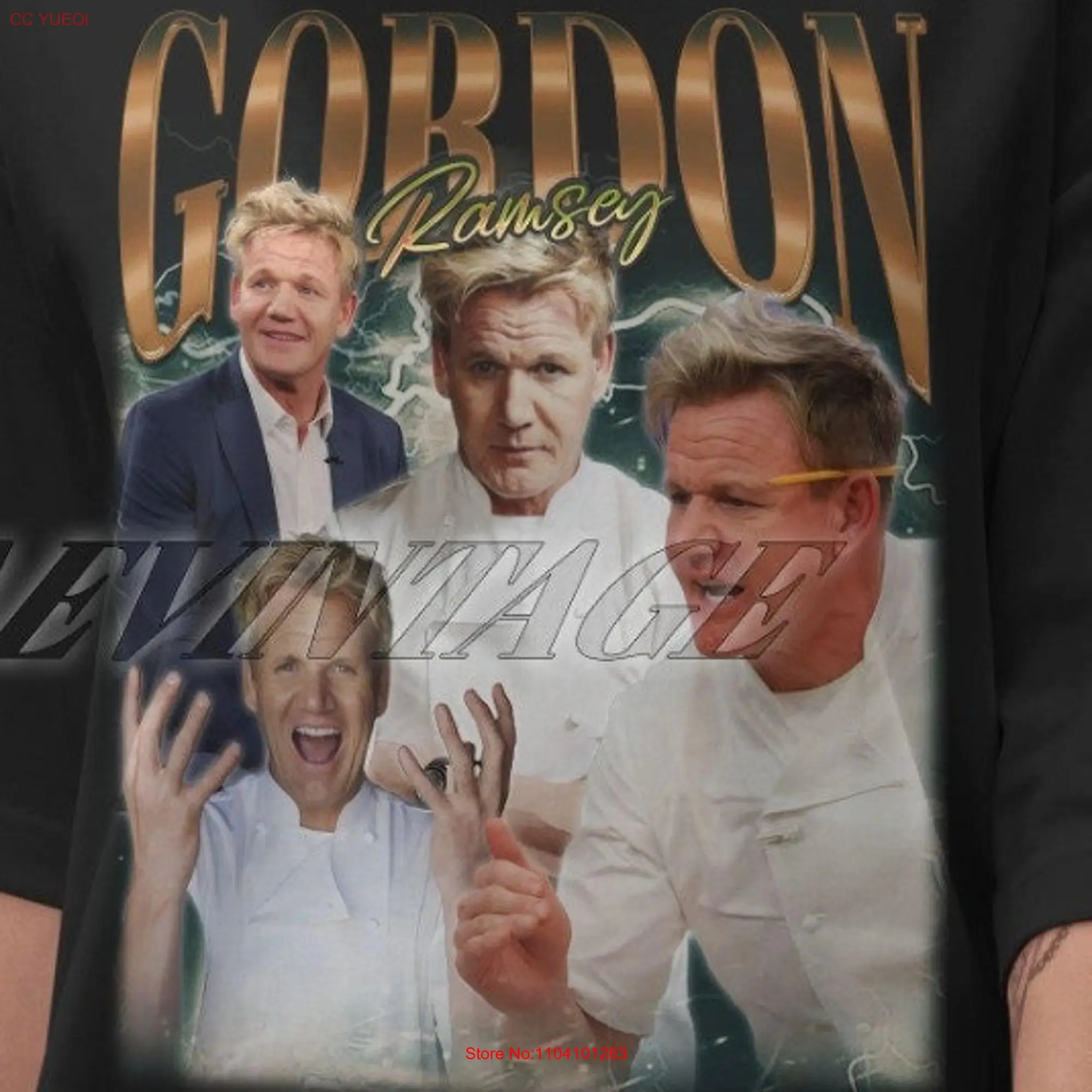 Limited Gordon Ramsay T Shirt Chef Fan Vintage For Him and Her long or short sleeves