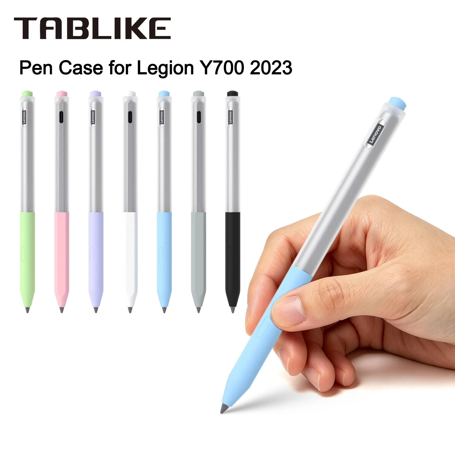 Silicone Pencil Case for Lenovo Xiaoxin Stylus 3nd Gen Capacitive Pen for Lenovo Precision Pen 2 Protective Pen Cover