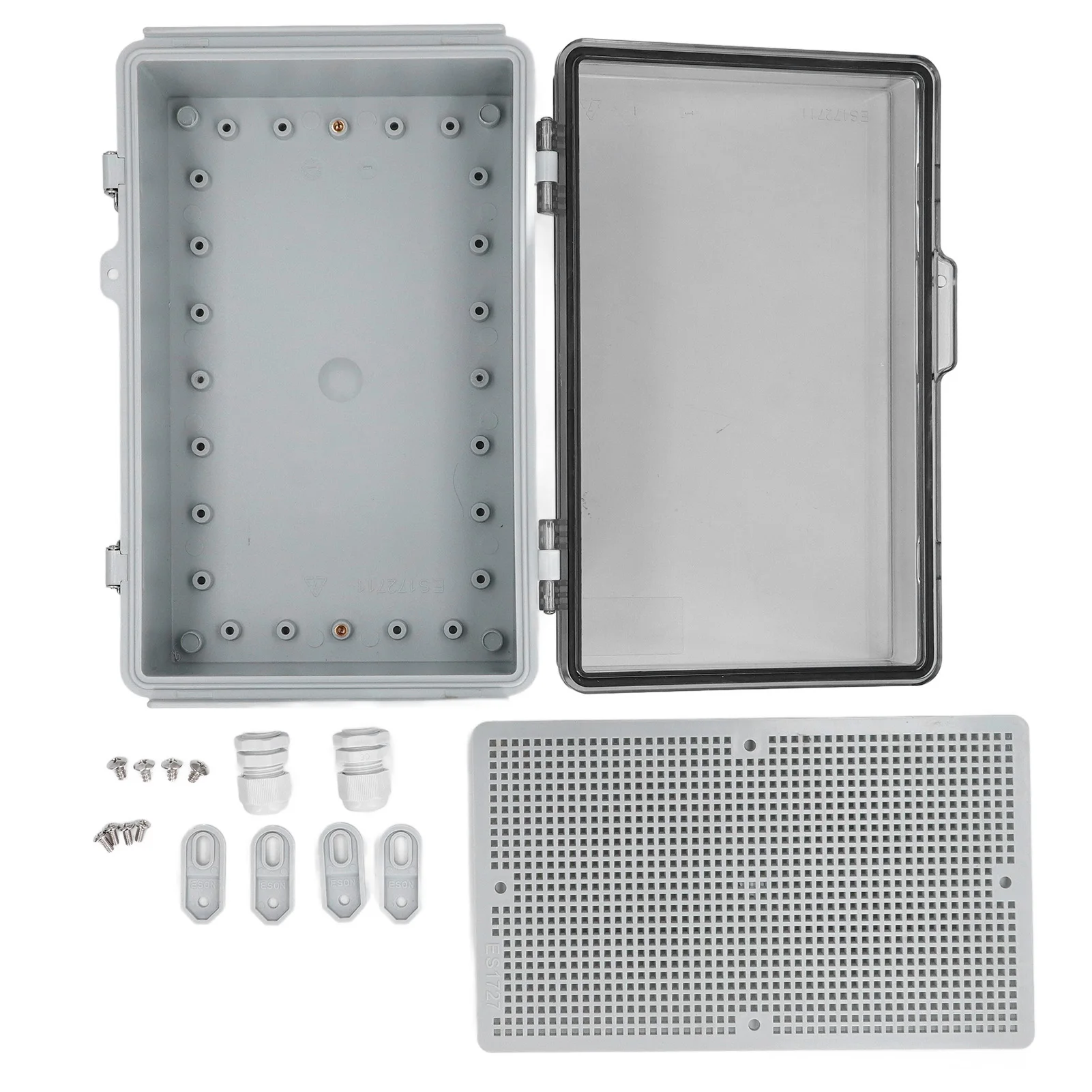 

IP67 Waterproof Electrical Junction Box 175x275x110mm ABS Plastic Project Enclosure with Mounting Plate