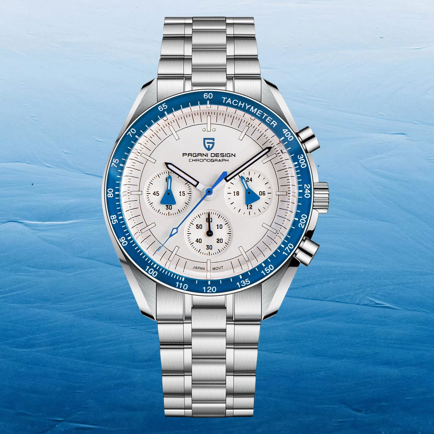 

PAGANI DESIGN новые часы для мужчин хронограф с сапфировым стеклом светящиеся роскошные кварцевые наручные часы водонепроницаемые reloj deportivo hombre 2025