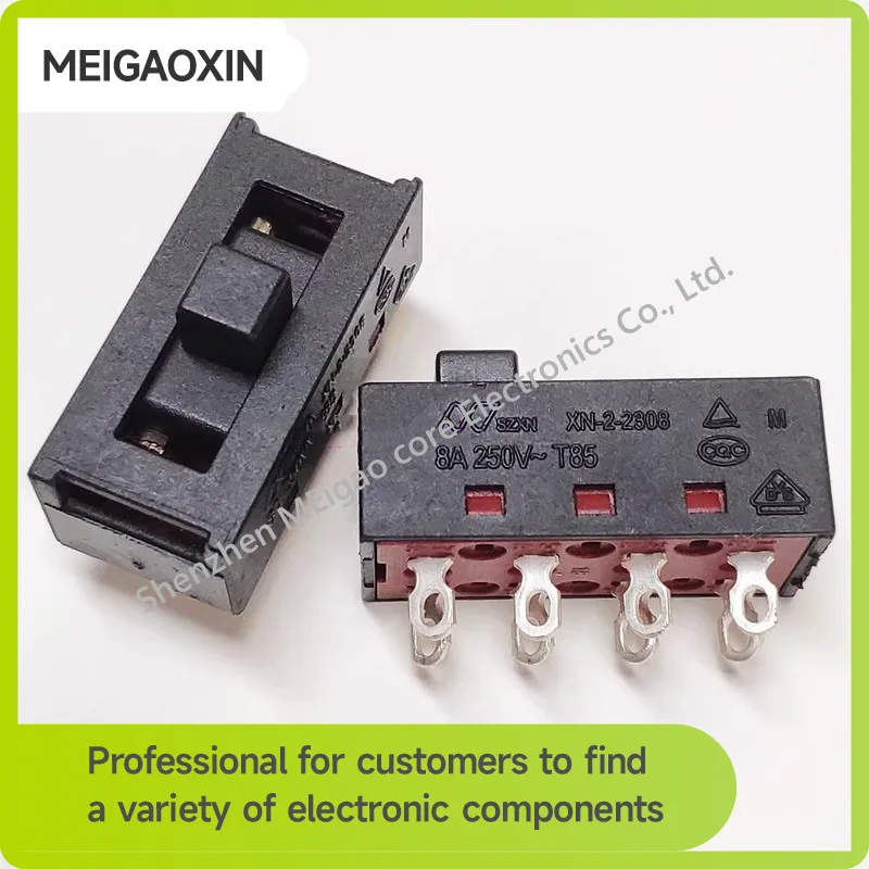 5PCS XN-2-2308 Square Head Three-Speed 8-Pin Toggle Switch for Blower Welding Hairdryer - Electro-Mechanical Control Part