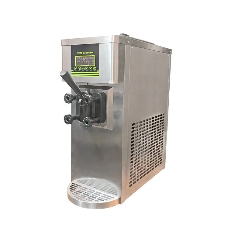 

Commercial Small Table Top Frozen Yogurt Soft Ice Cream Machine With Keep Fresh