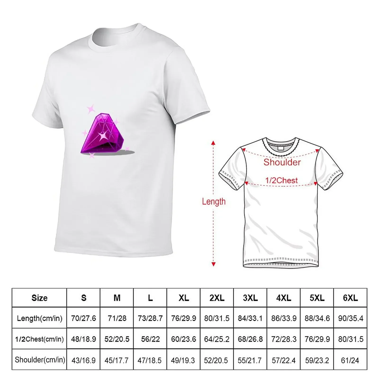 One Twenty-Five Amethyst T-Shirt kawaii clothes croswit shirt man T-shirt men