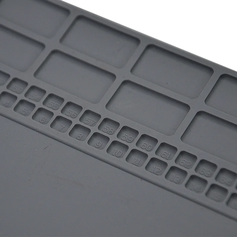 TE-613 350*250mm Silicone Working Repair Pad for Mobile Phone Motherboard PCB Welding Platform Insulation Pad Work Mat