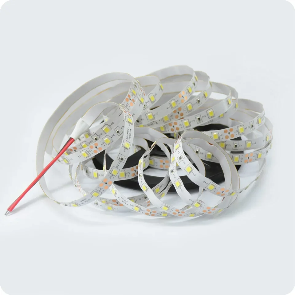 LED Strip Light 5M 2835 Cold White 12V Backlight LED Tape for Bedroom Living Room Hallway Kitchen Cabinet Lighting