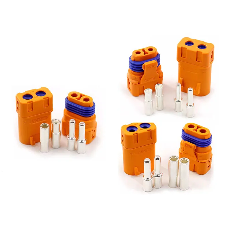 

1Pair LFB30 LFB40 LFB50 Male Female Plug Copper Silver Plating Terminal Waterproof Battery DC Connector with Buckle for RC UAV