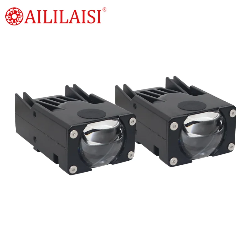 1Inch Mini Matrix Single Headlight Lens 30W 45W Bi LED Projector Spotlight Universal Car Motorcycle Lamps for Lada 6V 2017