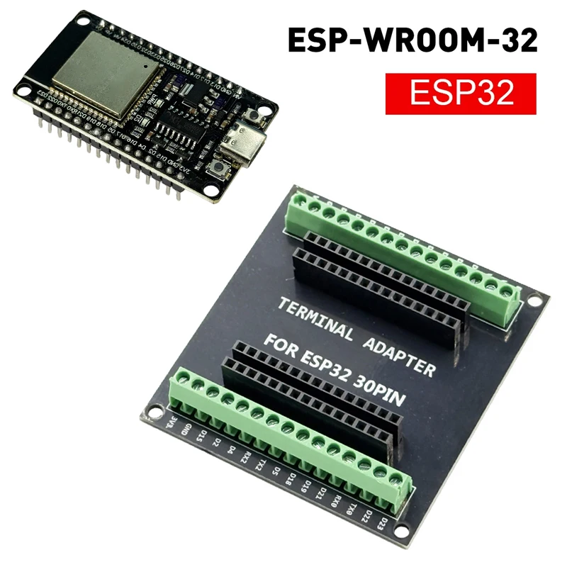 ESP32 Development Board with IPEX Port Expansion Board Kit ESP32-Development-32U Bluetooth WiFi Module Type-C 30pin CP2102 ESP32