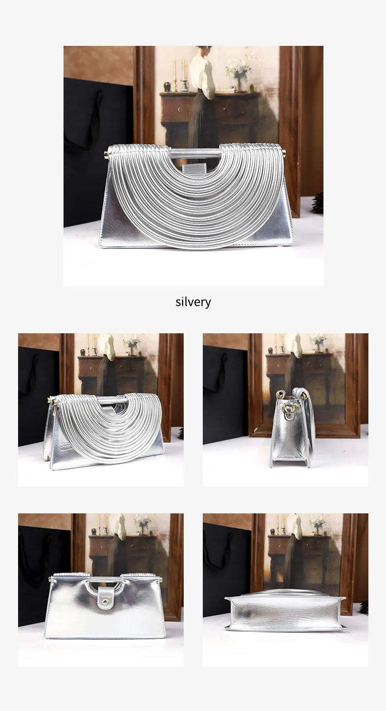 Die neue handgewebte Tasche mit Linienmuster von 2025 ist eine einzigartige, hochwertige, individuelle und modische Handtasche für Frauen. – Detail 6