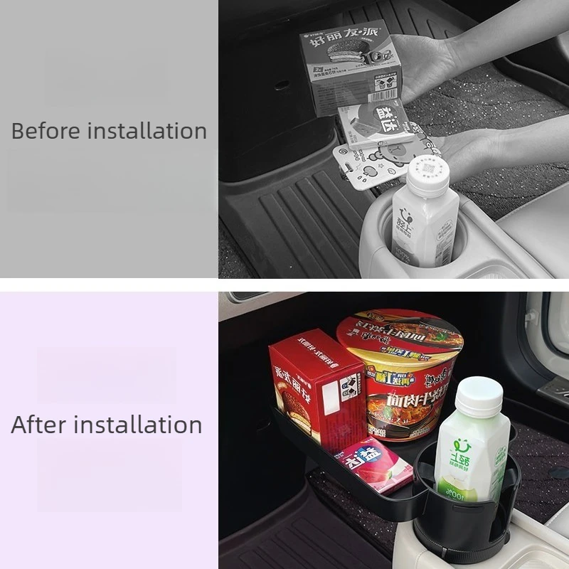 Multifunctional Storage Organizer Tray with Cup Holder for NIO Firefly Center Console Car Accessories view 4