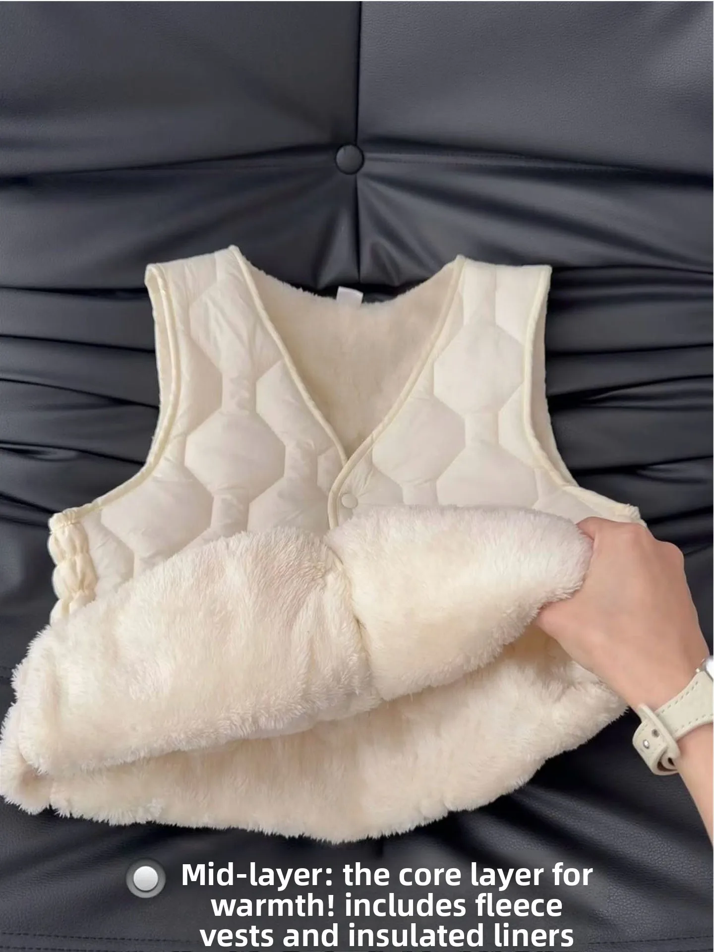 Thiened Fce Damen Jaet V-Ne ort Weste Innenbekleidung Casual Sle Diamond Pattern Baumwolle Herbst Winter Oberbekleidung