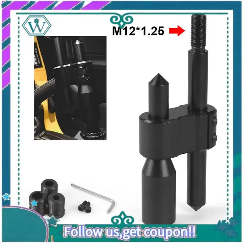 

AA92-M12x1.25 Aluminum Car H Type Shift Knob Extension Adjustable Extender Gear Shifter With Three Adapters Parts Accessories