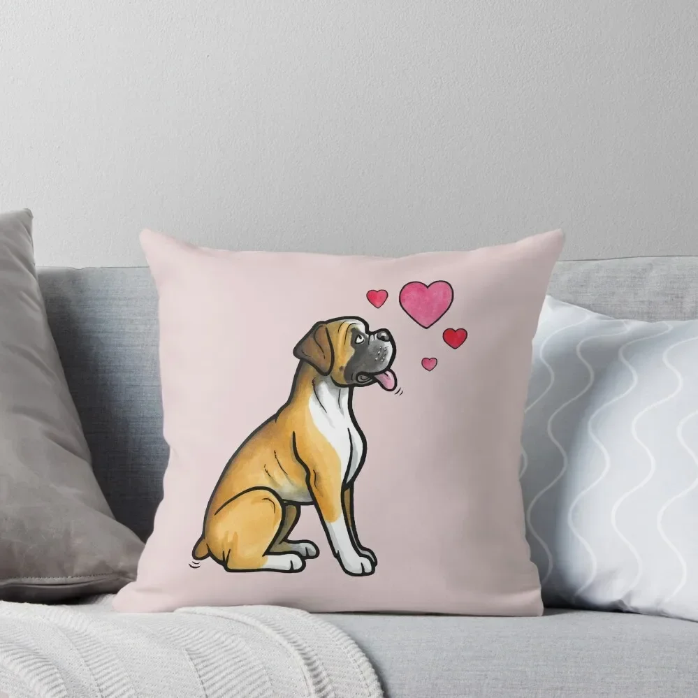 

Boxer dog love Throw Pillow Cushions For Decorative Sofa autumn decoration New year pillow