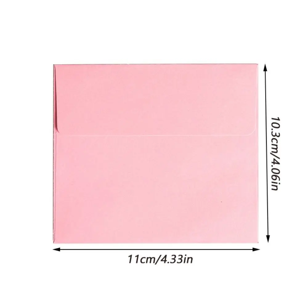 10pcs Candy Color Mini Blank Envelopes DIY Multifunction Craft Paper Envelope For Letter Paper Postcards