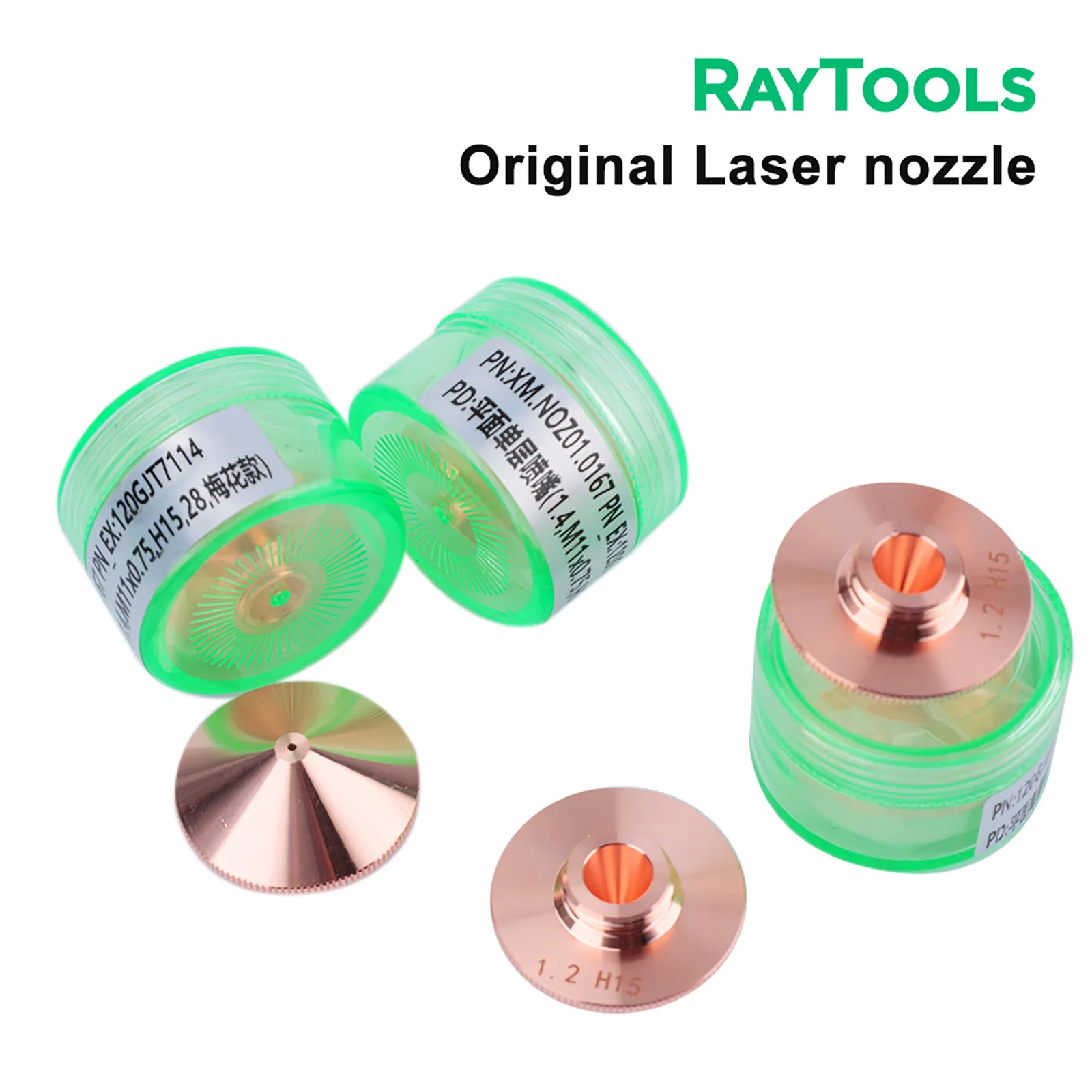 Raytools Original Laser Nozzles D32 3D M8 Single Double Layer for BT240S BM109 BM111 BM110 BM06K