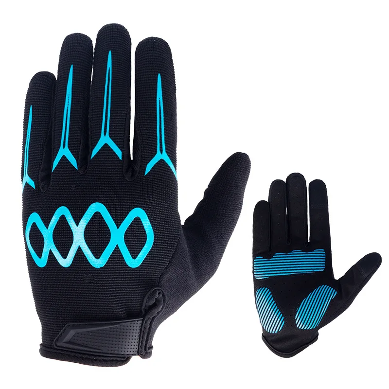 Oferta especial guantes de ciclismo dedo completo deportes al aire libre bicicleta primavera y verano silicona antideslizante absorción de impacto transpirable