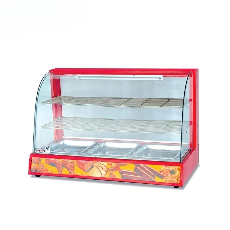 

Electric Curved Glass Warming Showcase /Display Showcase/Electric Food Warmer