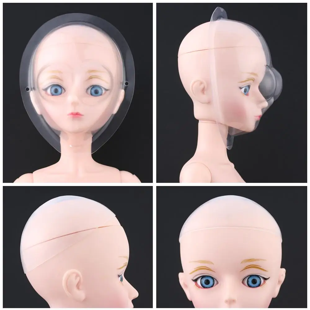 

Cute Silicone Protect Make Up Head Wig Cap Blythe Face Mask 1/4 1/3 1/6