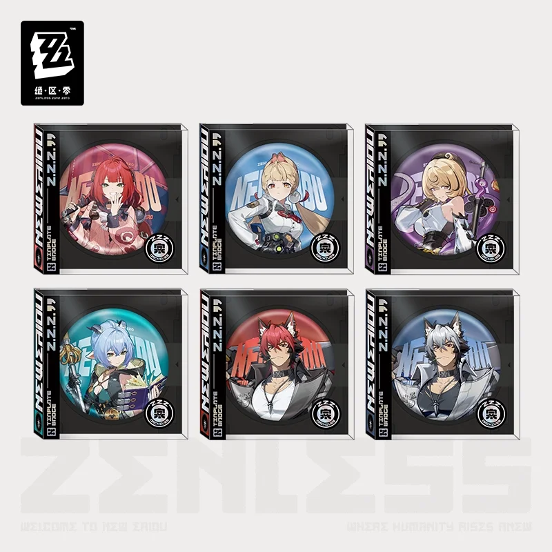 Sunsyea Zenless Zone Zero Official Merch miHoYo Original LH Series Acrylic Stand Badge Spook Shack