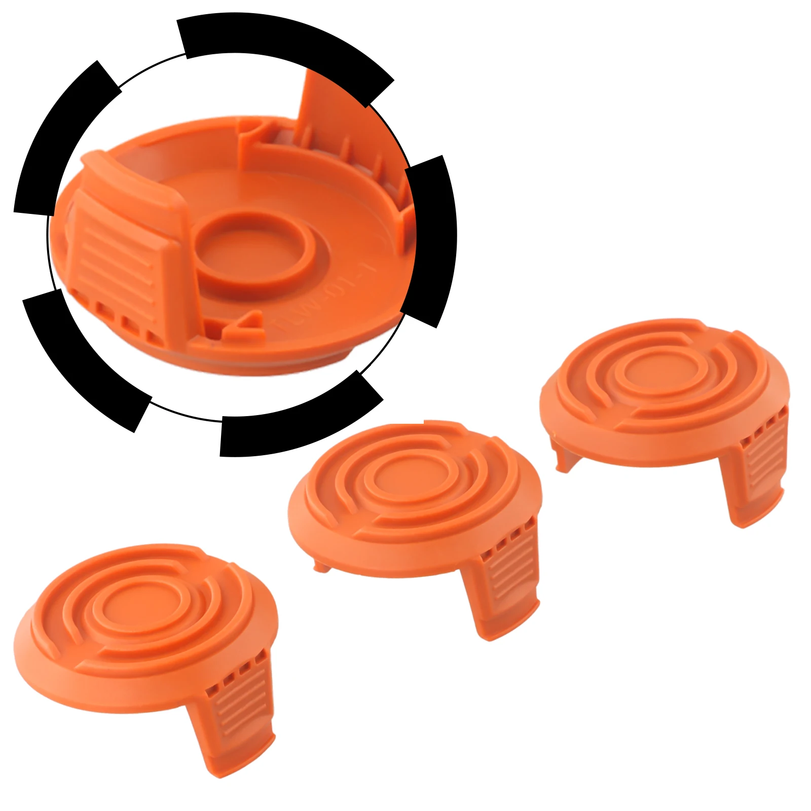 3 шт., крышка катушки триммера для WORX WG165 WG175 WG180 WG184 WG191, сменные крышки катушки, Новое поступление 2020 года