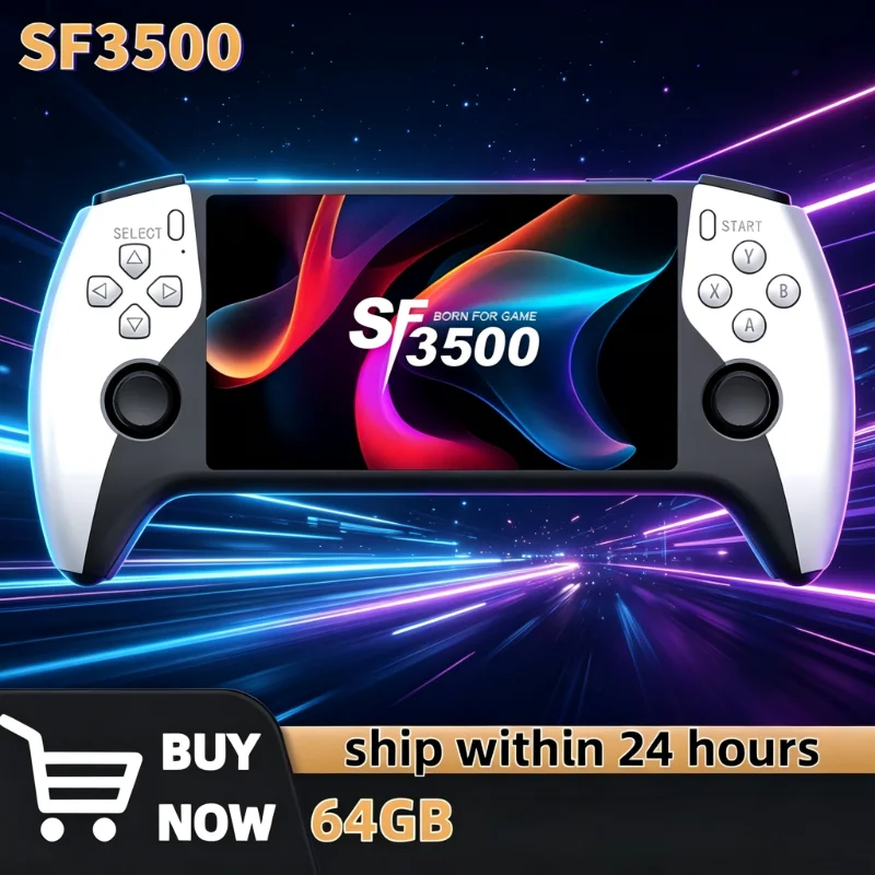 Retro Game Console Hdmi Tv Output - جهاز ألعاب فيديو محمول SF3500 بشاشة