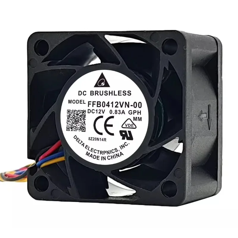 New Cooler Fan for Delta FFB0412VN-00 4028 12V 0.83A 4cm Server Violent Cooling Fan 40 * 40 * 28MM