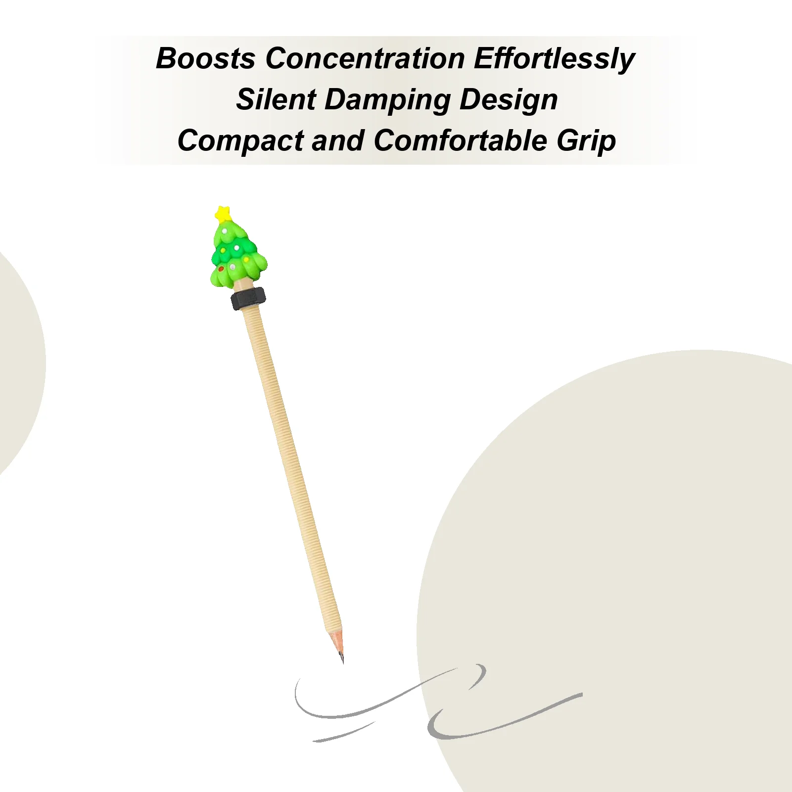 Threaded Pencil Halloween Kids Rotating Sensory Pencils Silent Sensory Tool Study Supplies For Special Education School Library