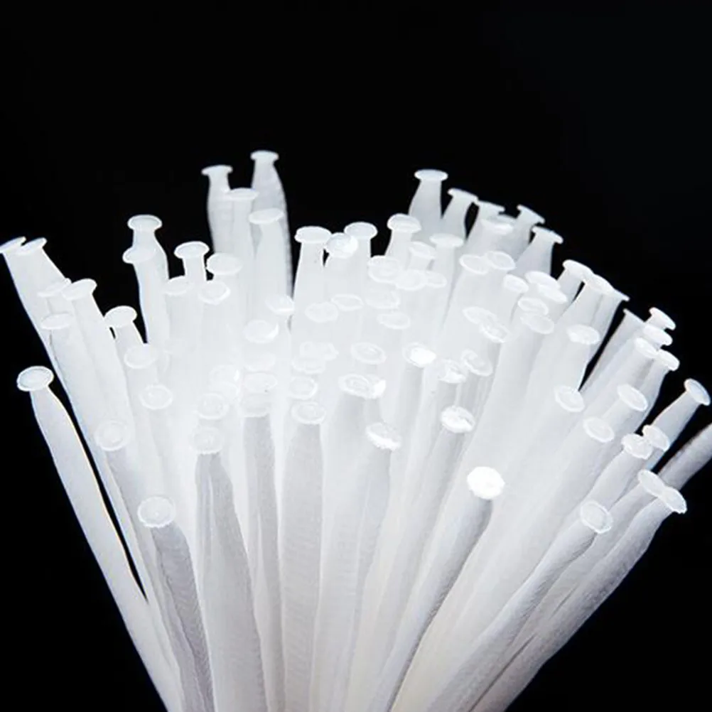 100Pcs Kitchen Sink Filter Mesh Bags Anti Clogging Garbage Disposable Drain Debris Stretchable Flexible