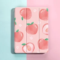 Honey Peach Case For iPad 9th/ 8th/ 7th Generation 10.2 inch Case,For MiNi 4/5/6 Cover,with Pencil Holder,Auto Wake/Sleep Cover