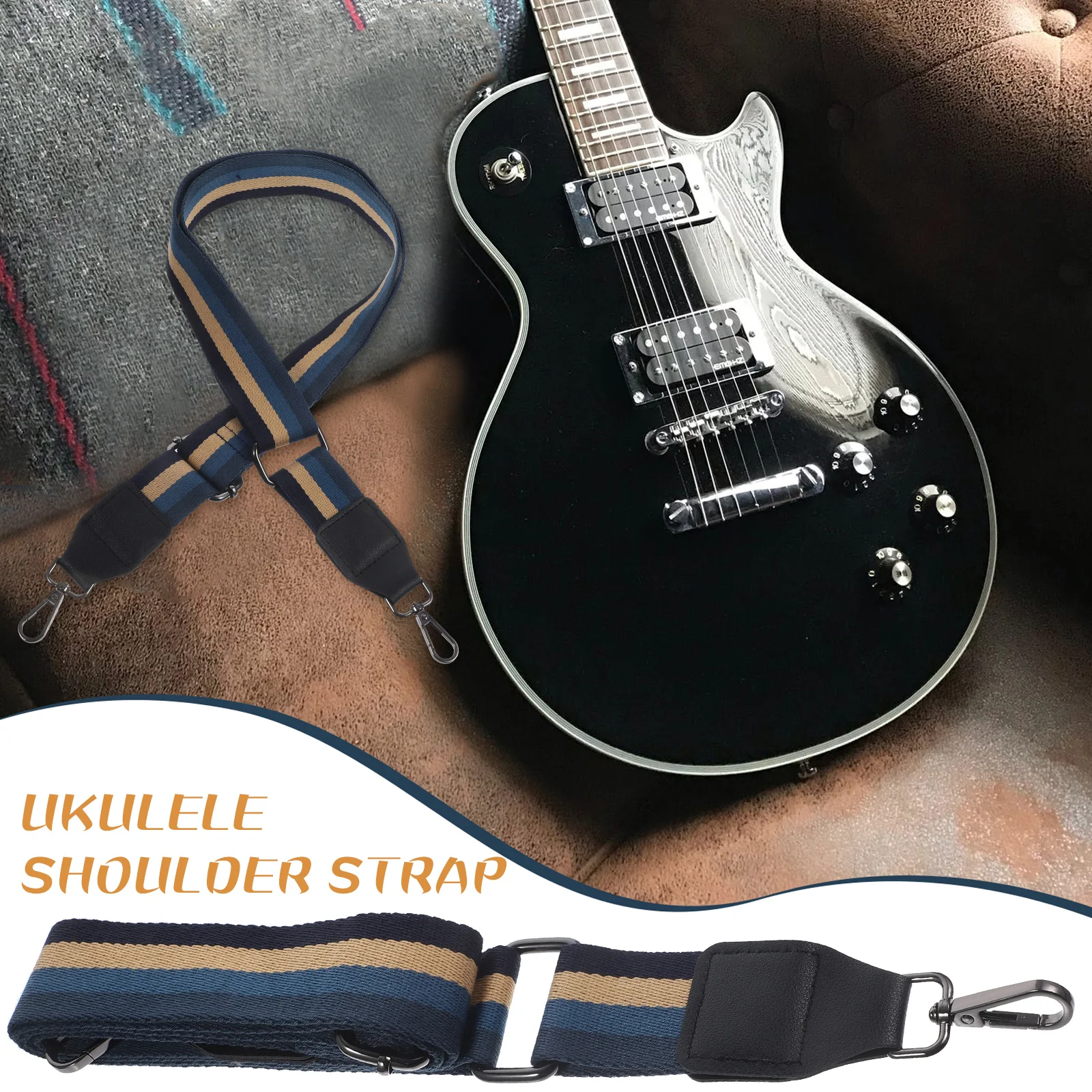 

Wide Shoulder Bag Strap Strong Metal Hardware Smooth Adjustment for Crossbody Handbag Purse Replacement Straps