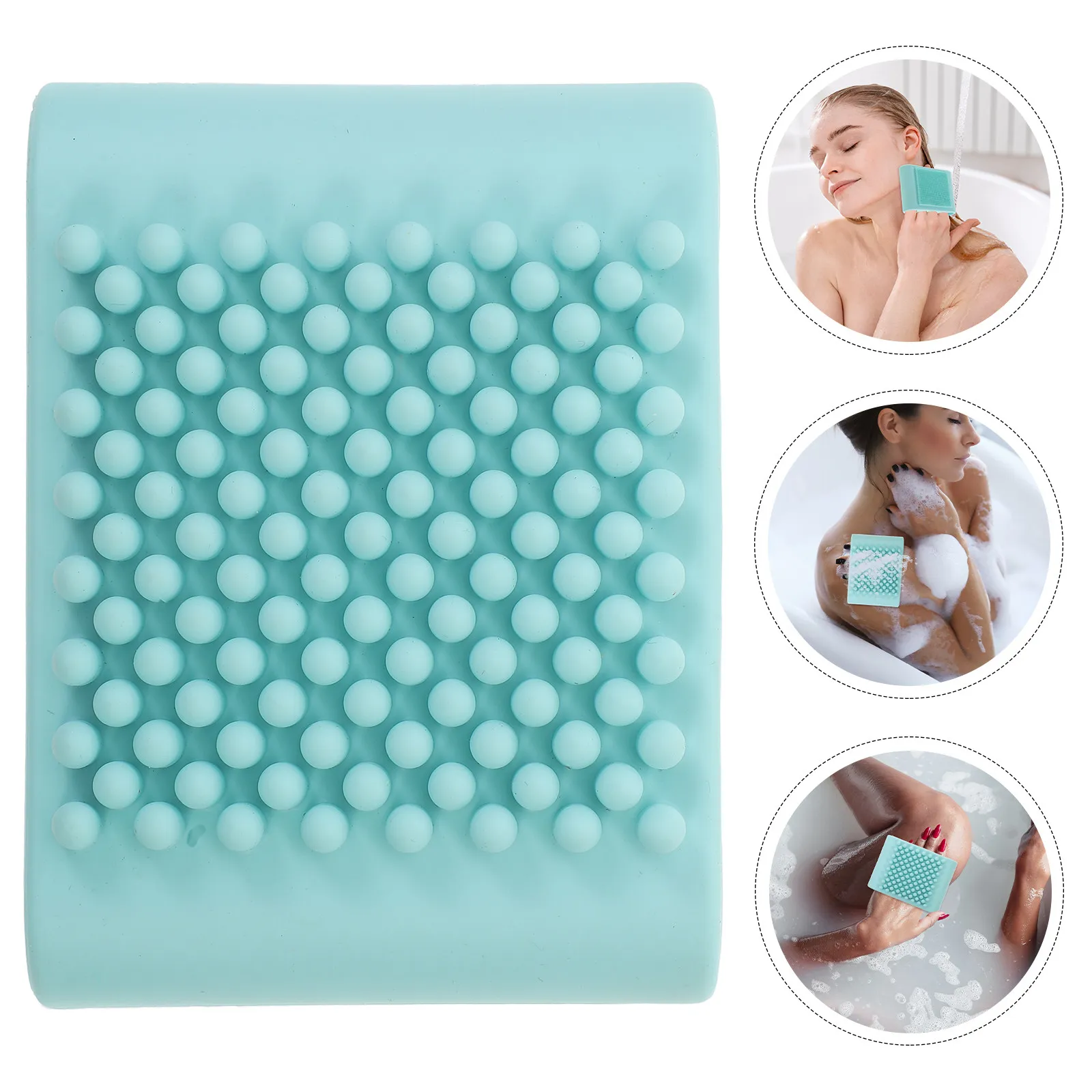 Silicone Hair Massaging Brush for Scalp Care, Deep Cleaning & Blood Flow Stimulation, Shampoo & Exfoliation Tool