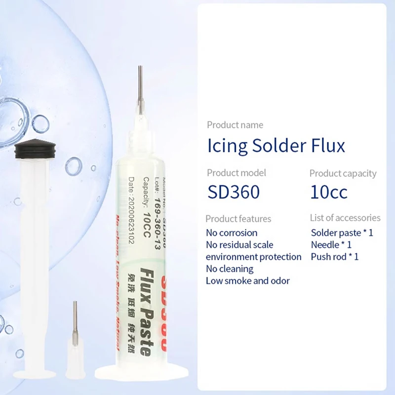 MECHANIC LEAD-FREE Solder Paste Flux Transparent Welding Soldering Grease for Mobile Phone Computer Motherboard BGA Repair Tools