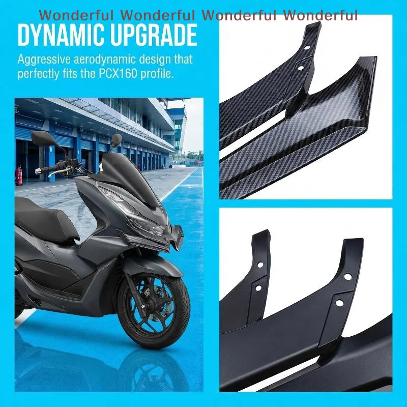 

Motorbike PCX160 Front Fairing Wing 2021 2025 Aerodynamic Cover for Better Balance and Modern Look Practical Accessory