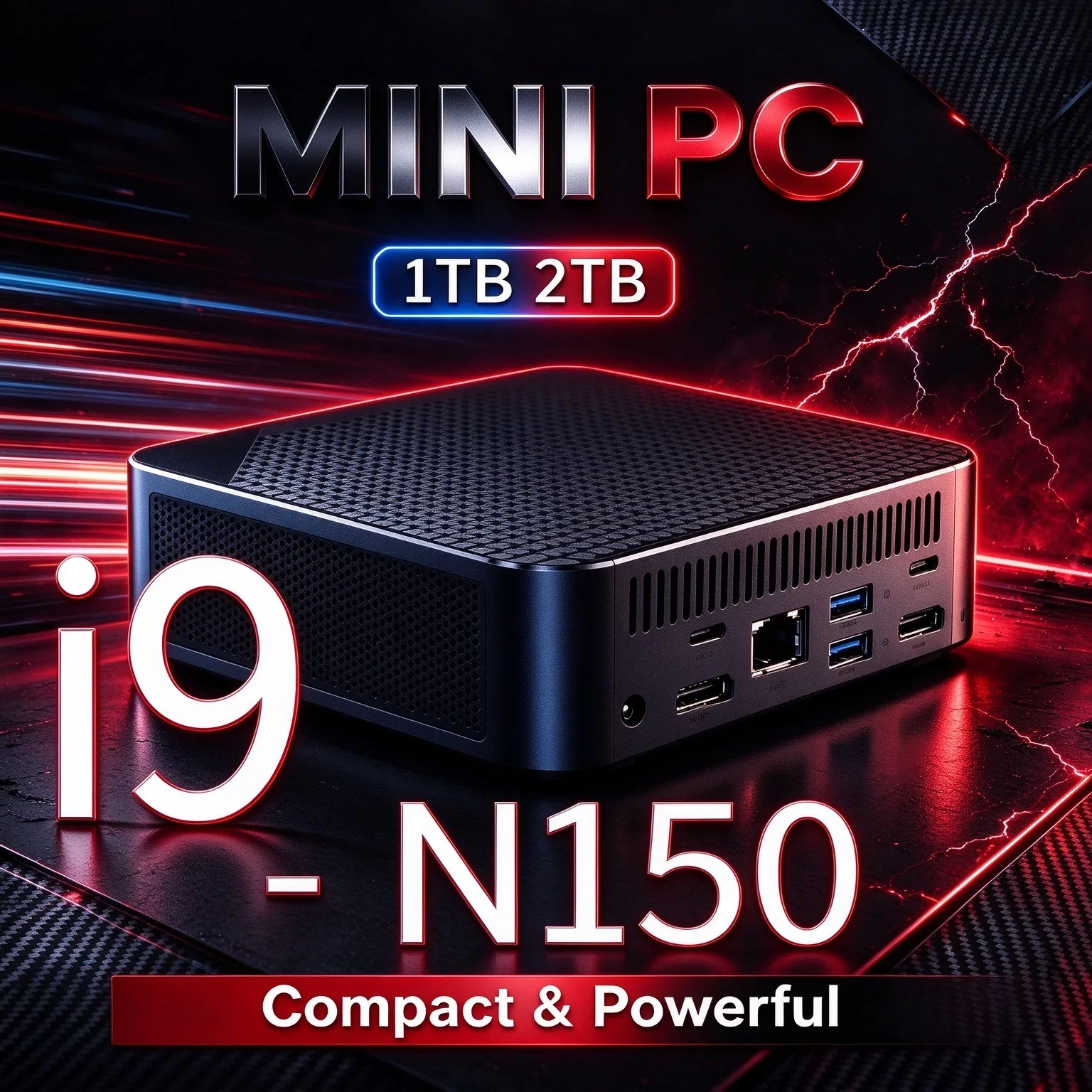 NEW Intel N150 Mini PC 16GB RAM WiFi 6 2026 New Perfect for Desktop Office Portable Gaming Mini Computer