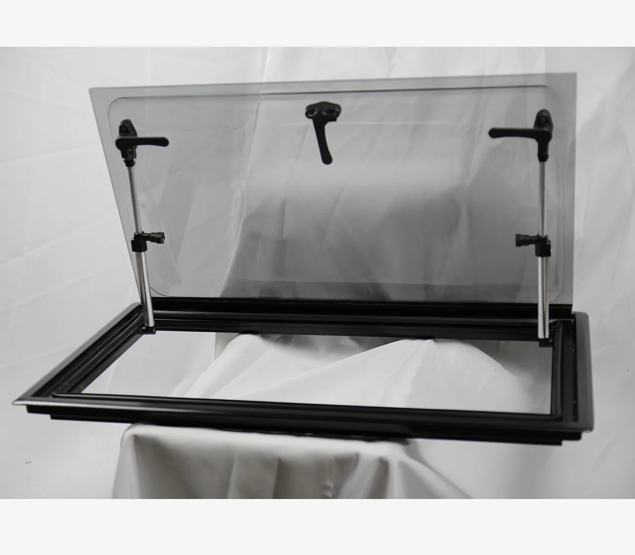 800*450mm RV Extrapolated Window, Round Corner, Acrylic Window RV & Travel Trailer Emergency Exit Window