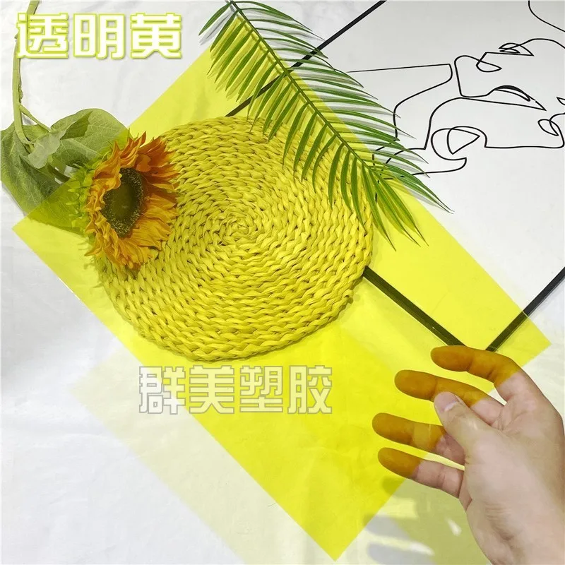 

5pcs Pvc Translucent Film Sheets Matte Frosted Light Diffuser Panels Color Gels For Photography Theater Lighting Party Plastic