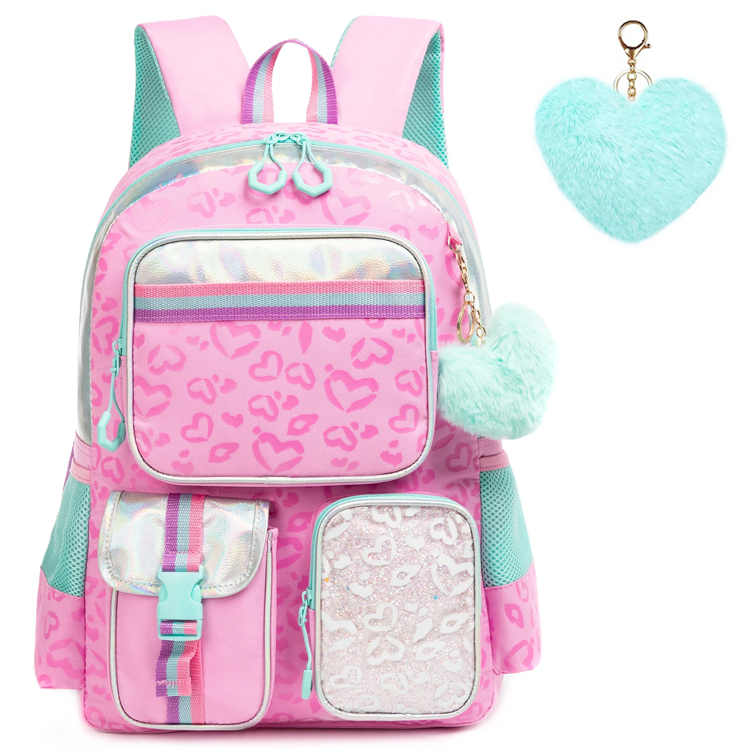 Meetbelify Backpack for Girls School Backpack for Elementary Student Teen Girls Cute School Bag Kids Bookbag for Girls