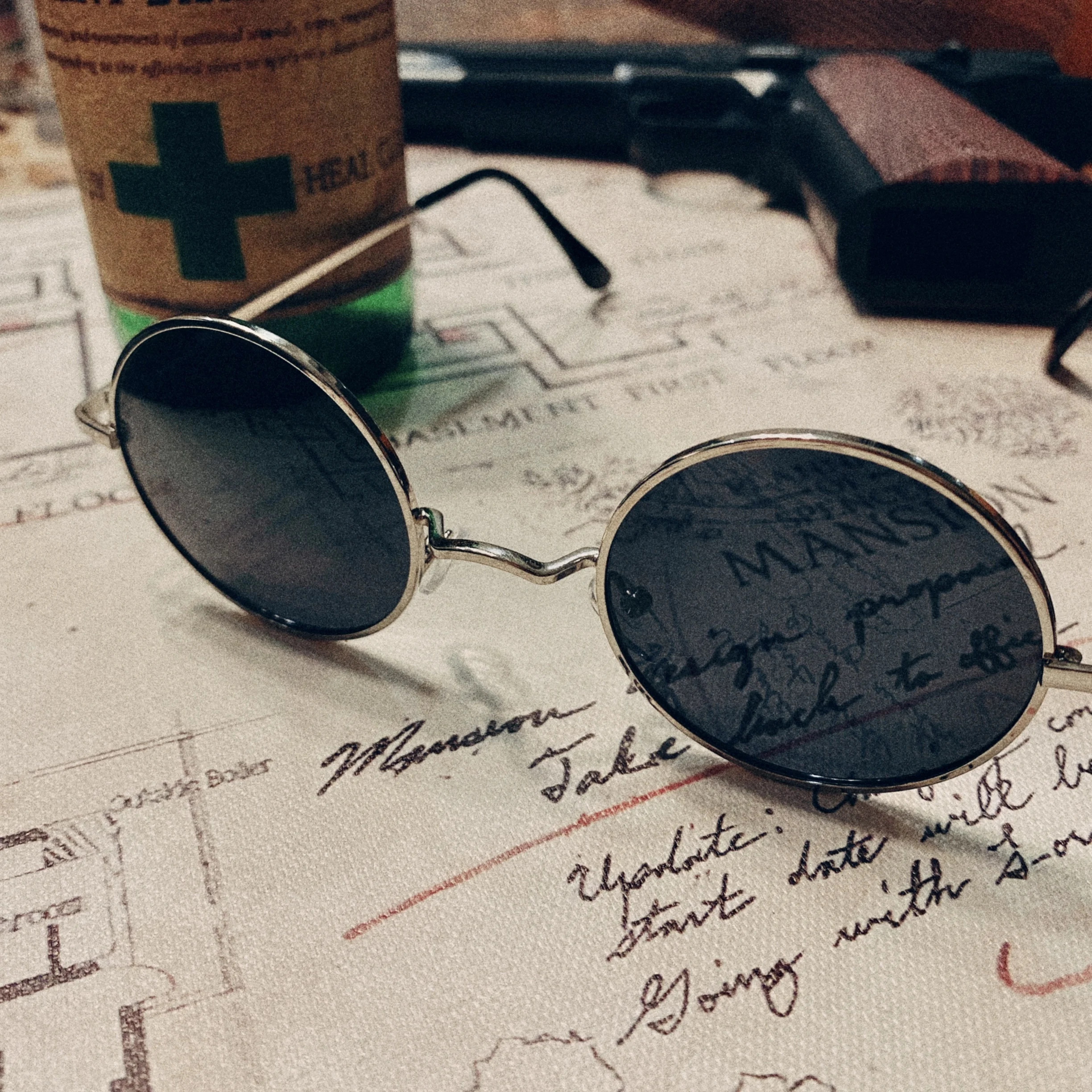 Karl Heisenberg Cosplay Sunglasses And Hat Game Biohazard Resident Village  Props For Men