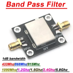 BPF Band Pass Filter 433M 868M 915M 1090M 1.2G 1.5G 2.4G 5.8G signal passive Bandpass Filter LC  FOR RF transmitter receiver