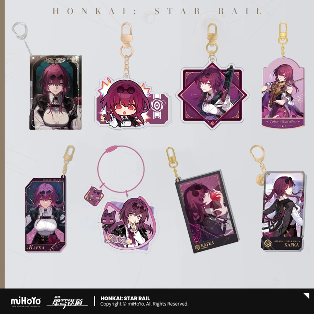 

Sunsyea Official Honkai Star Rail Merch From miHoYo Kafka Keychain Pendant Anime Collection