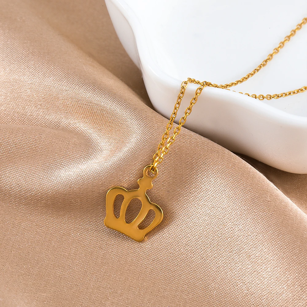 20 قطعة نمط جديد الفولاذ المقاوم للصدأ تاج قلادة ل عقد دي اي واي سوار أقراط سحر مجوهرات اكسسوارات #4