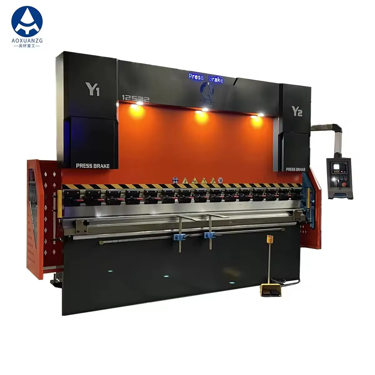 3200mm 125Ton WC67K 125T3200 hydraulic press brake bending machine NC with Estun E21 controller for folding metal steel