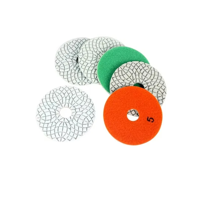 6 Step Abrasive Tools Diamond Marble Polishing Pad Sanding Buffing Pads