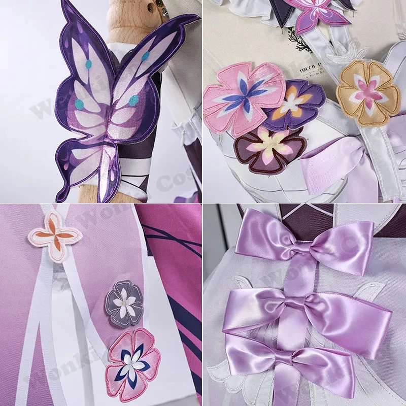 

ABC123Star Rail Costume Wig Hair for Game Castorice Cosplay Shoes Boots Women Carnival Outfits Role 5,j'8.k/4\