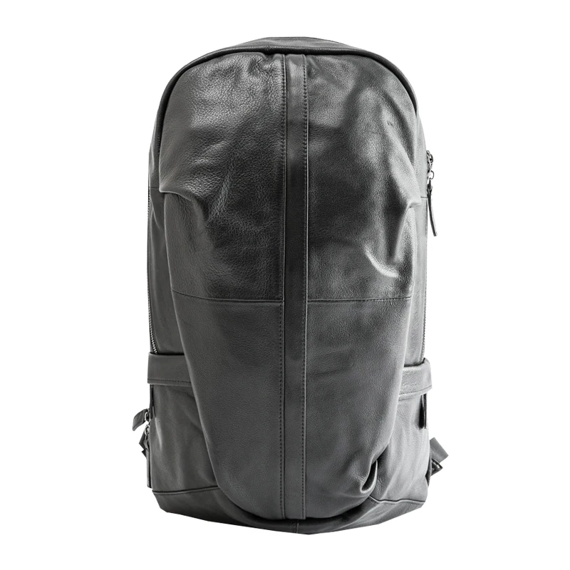 2024 New Style Leather Backpack Young MEN\'S Cool Travel Bag Versatile School Bag Fashion Cowhide Female Backpack Genuine Leather