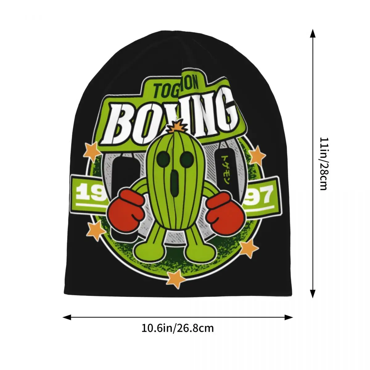 تصميم فريد من نوعه Togemon Boxing Digital Monster Digimon Bonnet Knit Hat Merch Winter Cozy Chemo Beanies للرجال