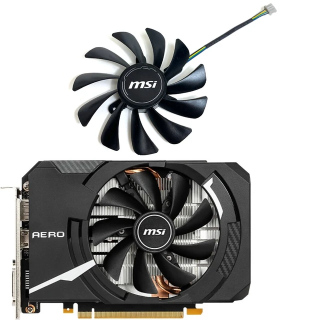 NEW 95MM GTX 1660、RTX 2060 AERO ITX GPU FAN，For MSI GTX 1660、1660S、1660Ti AERO  ITX、RTX 2060、2070 AERO ITX Video card cooling fan - AliExpress